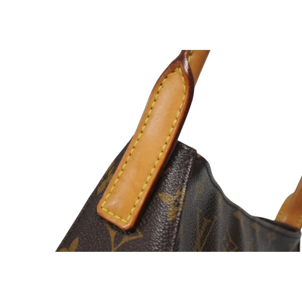 LOUIS VUITTON Looping Brown One Shoulder Hobo Bag Monogram Leather Brown - Picture 5 of 8